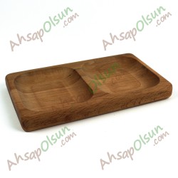 Ahşap iki Bölmeli Sosluk Kahvaltılık Çerezlik · 20x12 Ahşap iki Bölmeli Sosluk Kahvaltılık Çerezlik · 20x12