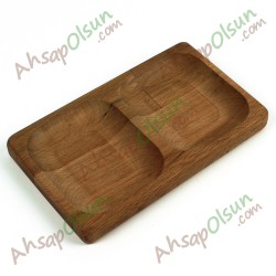 Ahşap iki Bölmeli Sosluk Kahvaltılık Çerezlik · 20x12 Ahşap iki Bölmeli Sosluk Kahvaltılık Çerezlik · 20x12