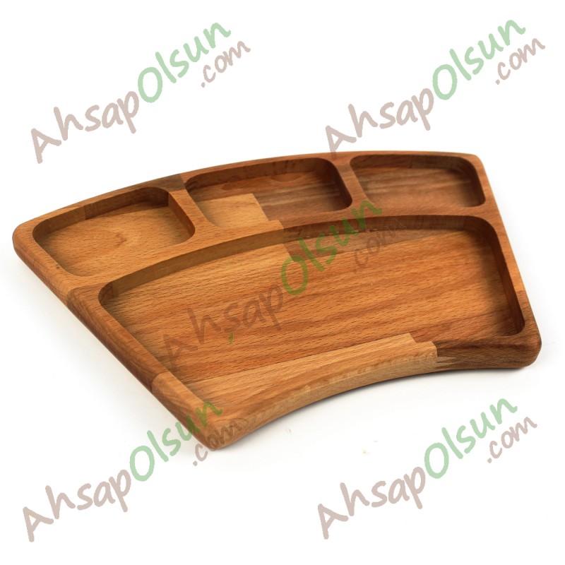 Ahşap Kahvaltı Çerez Tabak No:2 · 4 Bölmeli · 29x18,5 cm Ahşap Kahvaltı Çerez Tabak No:2 · 4 Bölmeli · 29x18,5 cm
