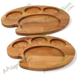 Ahşap Palet Kahvalti Servis Tabağı No:1 · 30x19 cm Ahşap Palet Kahvalti Servis Tabağı No:1 · 30x19 cm