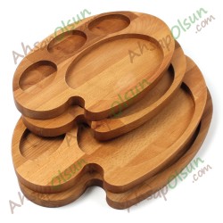 Ahşap Palet Kahvalti Servis Tabağı No:1 · 30x19 cm Ahşap Palet Kahvalti Servis Tabağı No:1 · 30x19 cm