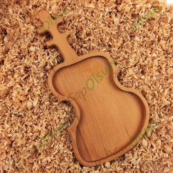 Ahşap Kahvaltı Meyve Çerez Sunum Tabak · Keman · 36x20 cm Ahşap Kahvaltı Meyve Çerez Sunum Tabak · Keman · 36x20 cm