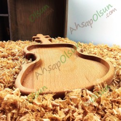 Ahşap Kahvaltı Meyve Çerez Sunum Tabak · Keman · 36x20 cm Ahşap Kahvaltı Meyve Çerez Sunum Tabak · Keman · 36x20 cm