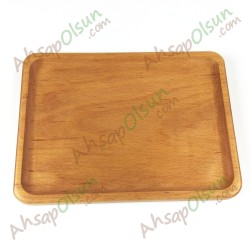 Ahşap Servis Tepsisi · 26x19,5cm Ahşap Servis Tepsisi · 26x19,5cm