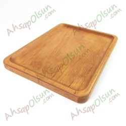 Ahşap Servis Tepsisi · 26x19,5cm Ahşap Servis Tepsisi · 26x19,5cm