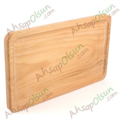 Ahşap Servis Tepsisi · 33x19,5cm Ahşap Servis Tepsisi · 33x19,5cm