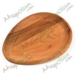 Ahşap İkram Tepsi · Damla · 23x18 cm Ahşap İkram Tepsi · Damla · 23x18 cm