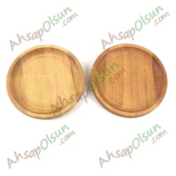 Ahşap Yuvarlak Tabak · Ø:16 Ahşap Yuvarlak Tabak · Ø:16
