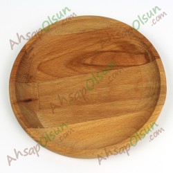 Ahşap Yuvarlak Tabak · Ø:20