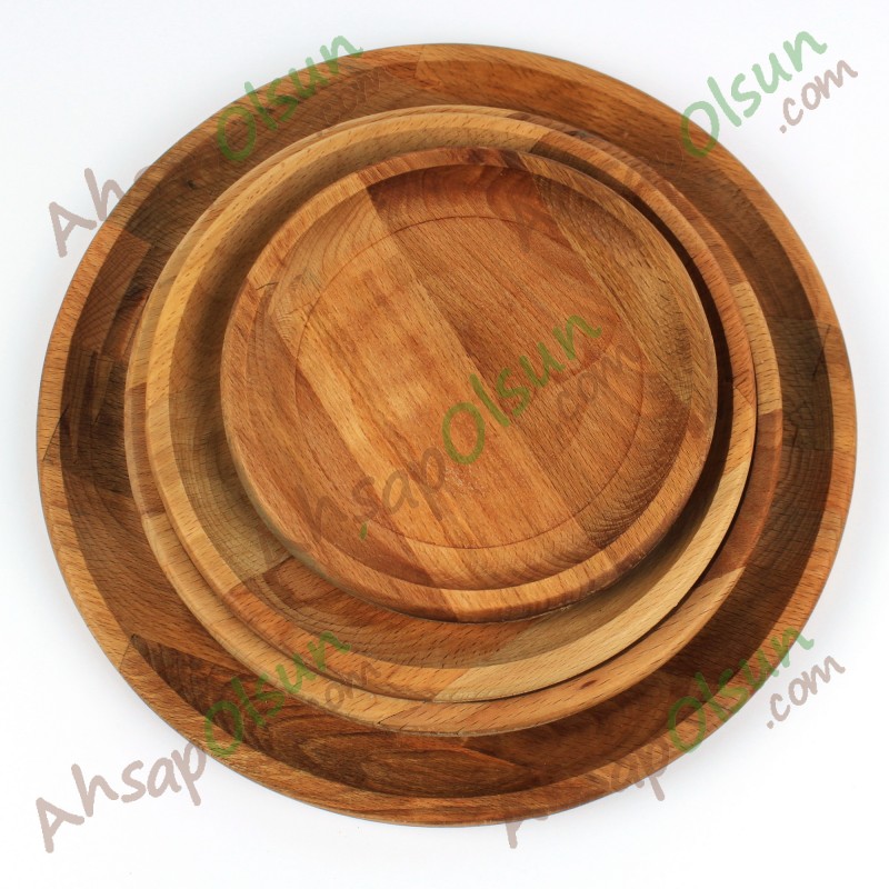 Ahşap Yuvarlak Tabak · Ø:30 Ahşap Yuvarlak Tabak · Ø:30