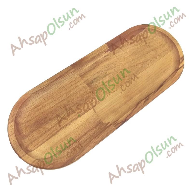 Ahşap Oval Tabak Kayık · 34,9x13,6 cm Ahşap Oval Tabak Kayık · 34,9x13,6 cm