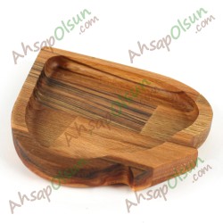 Ahşap Tabak · İskambil Maça · 17x13 cm Ahşap Tabak · İskambil Maça · 17x13 cm