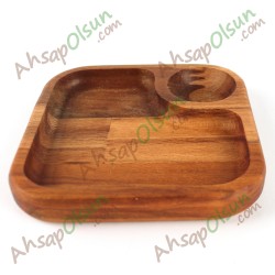 Ahşap Kare Yumurtalık · 12x12 cm