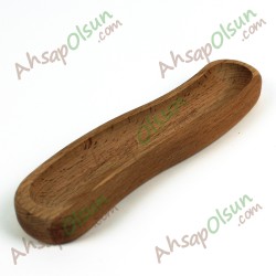 Ahşap Kavisli Zeytin sunum No:1 · 20x5,4 cm