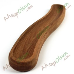 Ahşap Kavisli Zeytin sunum No:2 · 30x6 cm