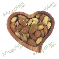 Ahşap Sosluk Lokumluk · Kalp 10x9 cm Ahşap Sosluk Lokumluk · Kalp 10x9 cm