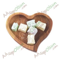 Ahşap Sosluk Lokumluk · Kalp 10x9 cm Ahşap Sosluk Lokumluk · Kalp 10x9 cm