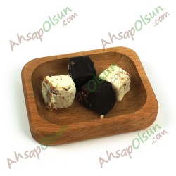 Ahşap Sosluk Çerezlik Dörtgen · 11x9 cm Ahşap Sosluk Çerezlik Dörtgen · 11x9 cm