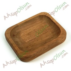 Ahşap Sosluk Çerezlik Dörtgen · 11x9 cm Ahşap Sosluk Çerezlik Dörtgen · 11x9 cm