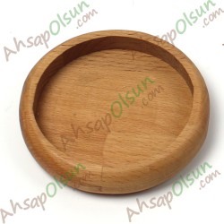 Ahşap Sosluk Çerezlik Yuvarlak · Ø10 cm