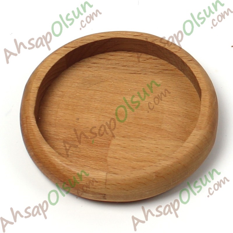 Ahşap Sosluk Çerezlik Yuvarlak · Ø10 cm