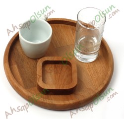 Ahşap servis tepsi Tabak · Ø20 Ahşap servis tepsi Tabak · Ø20