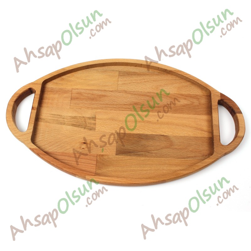 Ahşap Saplı Sunum Tepsisi No:2 · 38x22 cm Ahşap Saplı Sunum Tepsisi No:2 · 38x22 cm