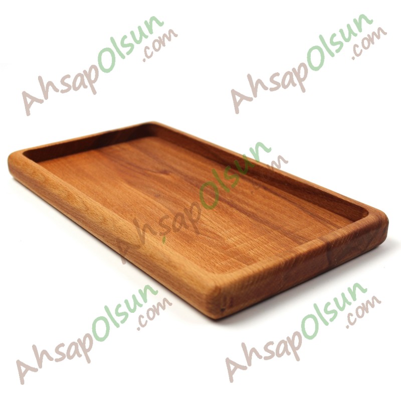 Ahşap İkram Tepsi · Dörtgen · 25x14 cm Ahşap İkram Tepsi · Dörtgen · 25x14 cm