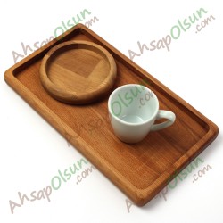 Ahşap İkram Tepsi · Dörtgen · 25x14 cm Ahşap İkram Tepsi · Dörtgen · 25x14 cm
