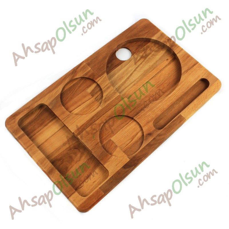 Ahşap Otel Tipi Karşılama Tepsisi · 38,4x24 cm Ahşap Otel Tipi Karşılama Tepsisi · 38,4x24 cm