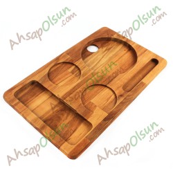 Ahşap Otel Tipi Karşılama Tepsisi · 38,4x24 cm Ahşap Otel Tipi Karşılama Tepsisi · 38,4x24 cm