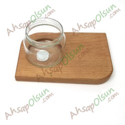 Ahşap Çikolata Dondurma Sunum Tahtası · 21x14 cm Ahşap Çikolata Dondurma Sunum Tahtası · 21x14 cm