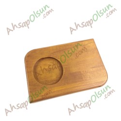 Ahşap Çikolata Dondurma Sunum Tahtası Vernikli · 25x17 cm