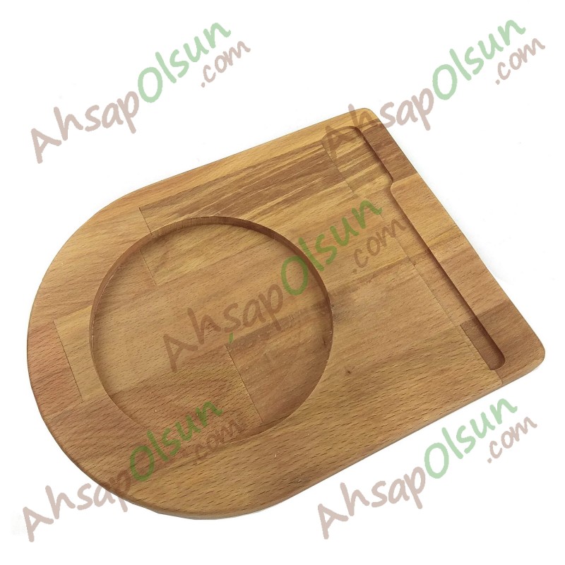 Ahşap Künefe Servis Tabak · 26x20 cm Ahşap Künefe Servis Tabak · 26x20 cm