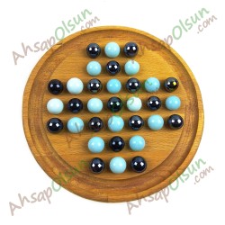 Ahşap Solotest Cam Bilyeli  Ø19 cm