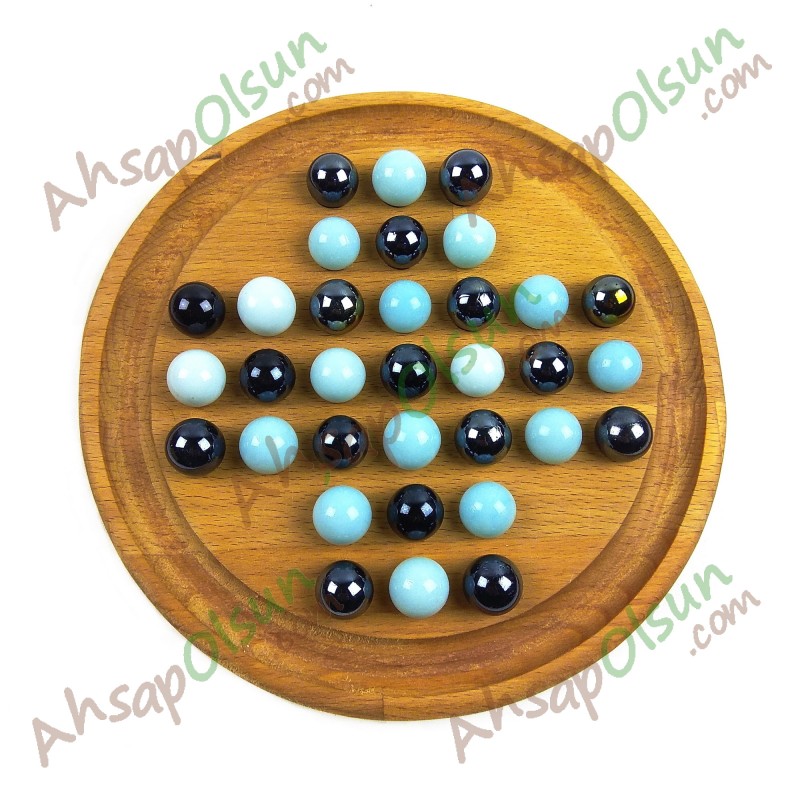 Ahşap Solotest Cam Bilyeli  Ø19 cm