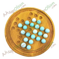 Ahşap Solotest Cam Bilyeli  Ø19 cm