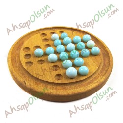 Ahşap Solotest Cam Bilyeli  Ø19 cm
