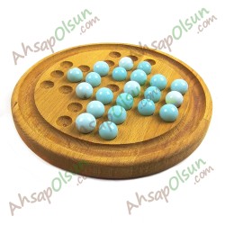 Ahşap Solotest Cam Bilyeli  Ø19 cm