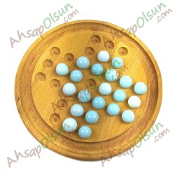 Ahşap Solotest Cam Bilyeli  Ø19 cm