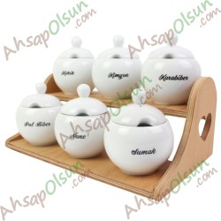 Katlı Baharat Standı 2 kat 34,6x20 h:14,4 cm