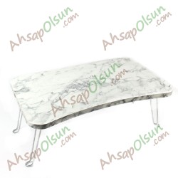 Çok Amaçlı Metal Katlanır Ayak Mekanizmalı Sehpa 55x34 h:22 cm