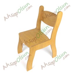 Ahşap Çocuk Sandalyesi · 40x30 h:56 Oturma Yüksekliği: 30cm