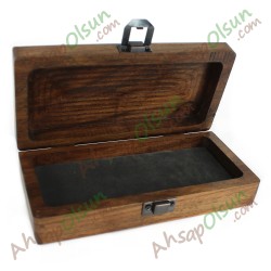 Ahşap Oyma Kutu Ceviz · 17x8,5 h:4 cm Ahşap Oyma Kutu Ceviz · 17x8,5 h:4 cm