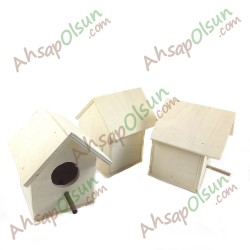 Ahşap Küçük Kuş Evi · Serçe Köşkü 13x13 h16 cm Ahşap Küçük Kuş Evi · Serçe Köşkü 13x13 h16 cm